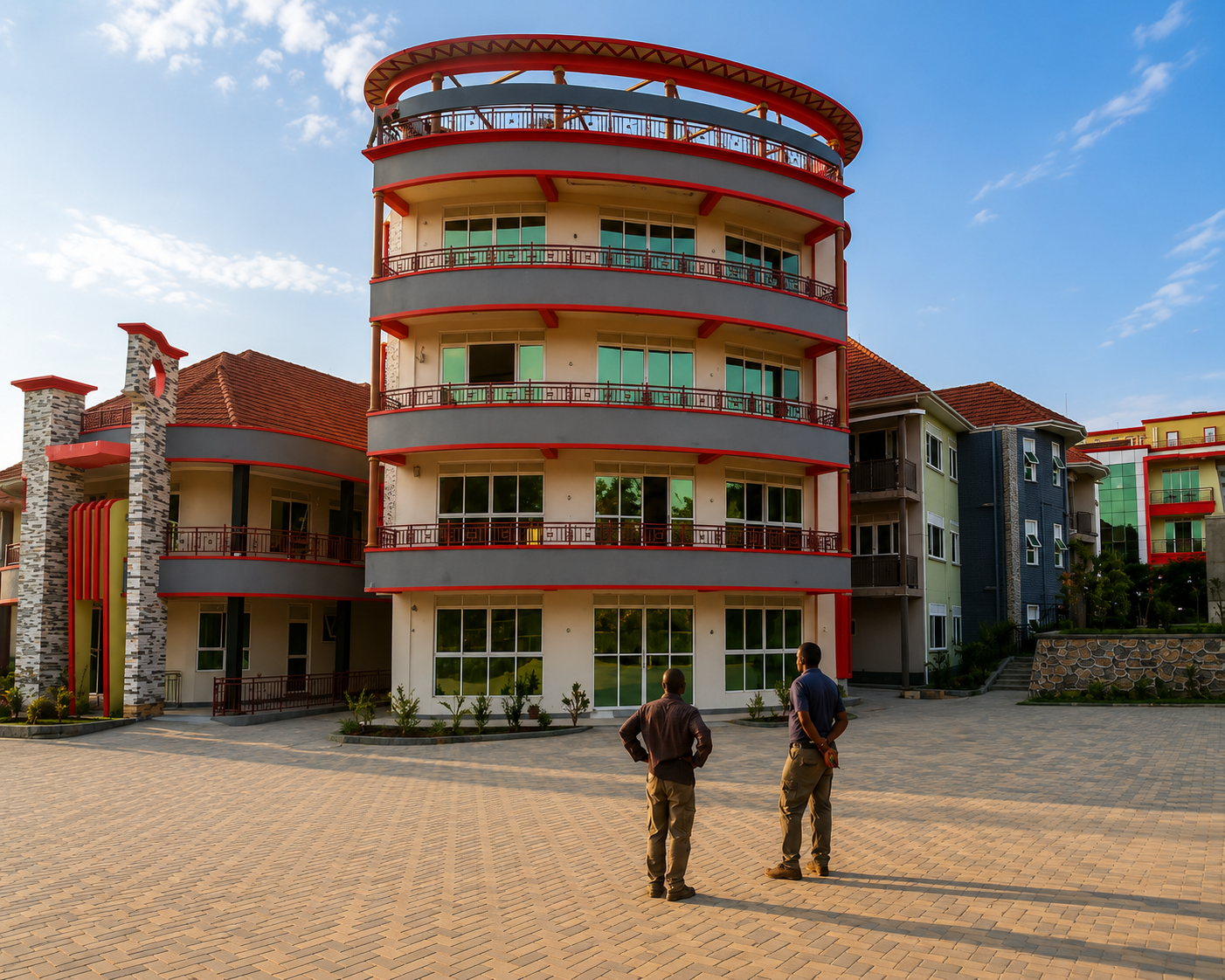 RUP Engineering professionals supervising a construction project