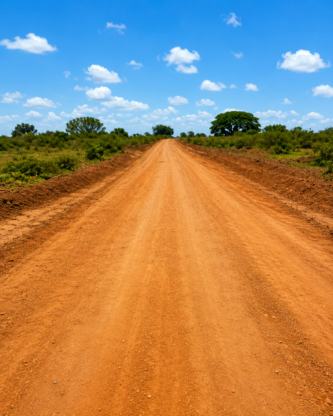 Lomunga Barakala gravel road in Yumbe